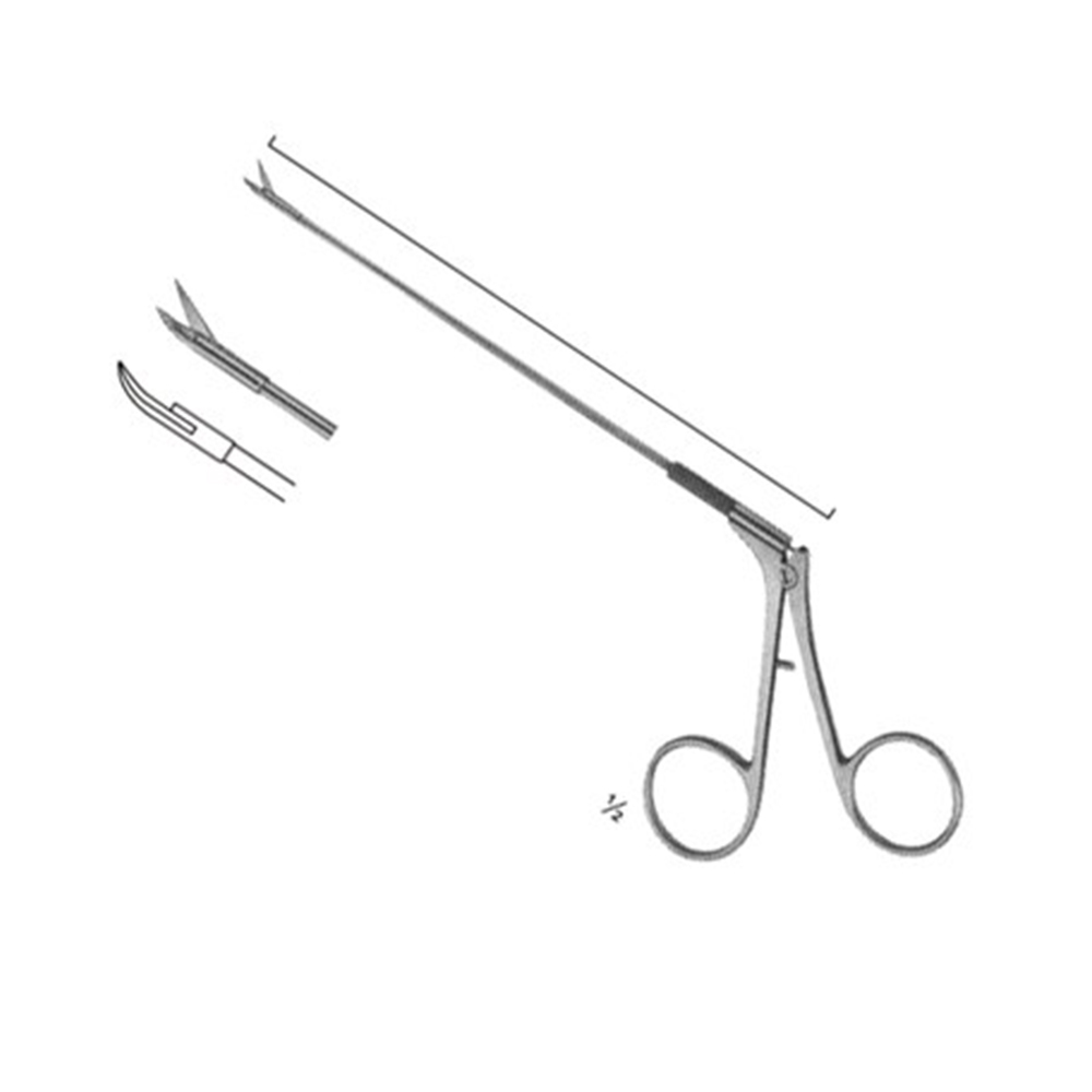 Micro Scissors Spring Type Flat Handle